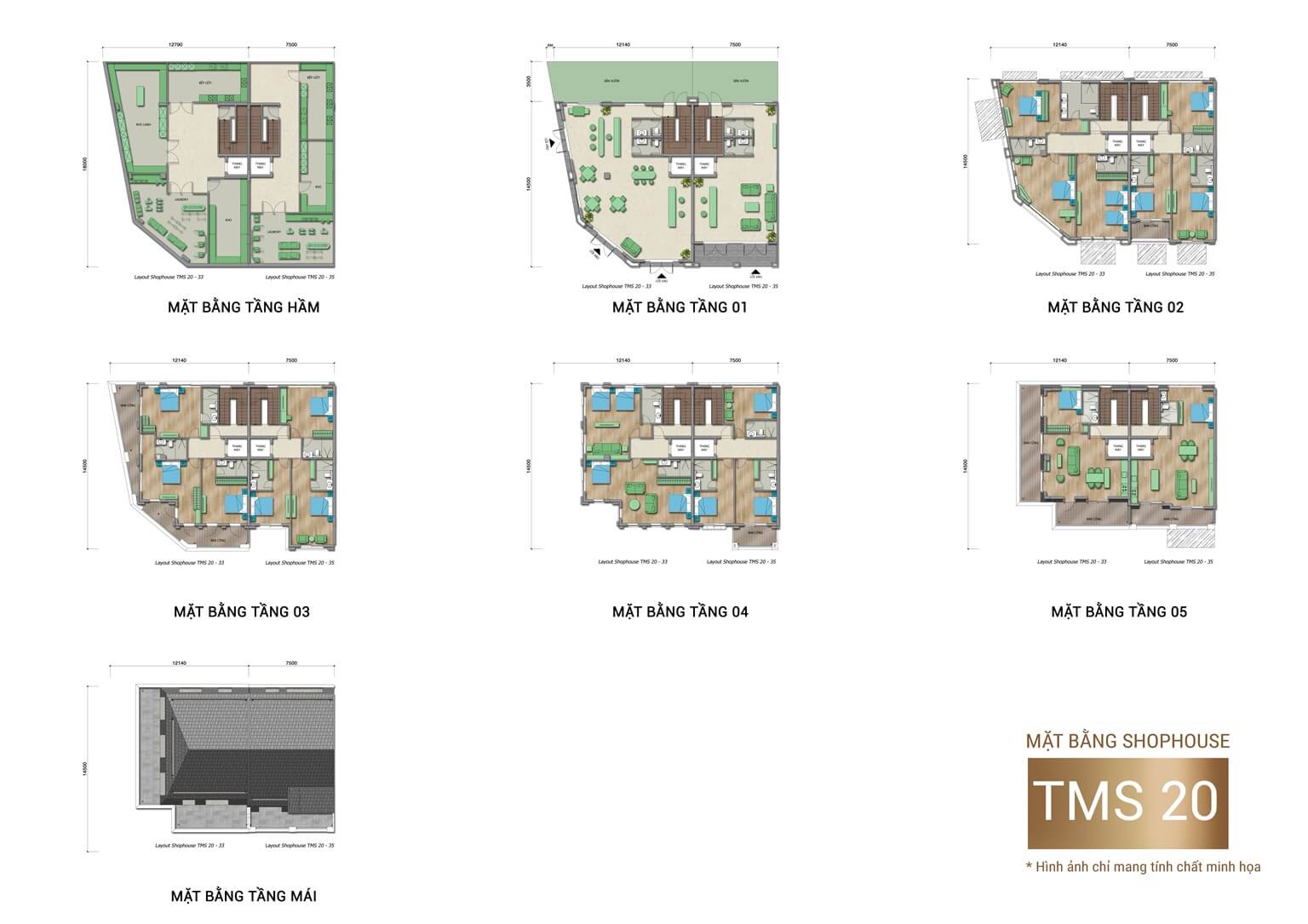 thiết kế shophouse sun group cát bà