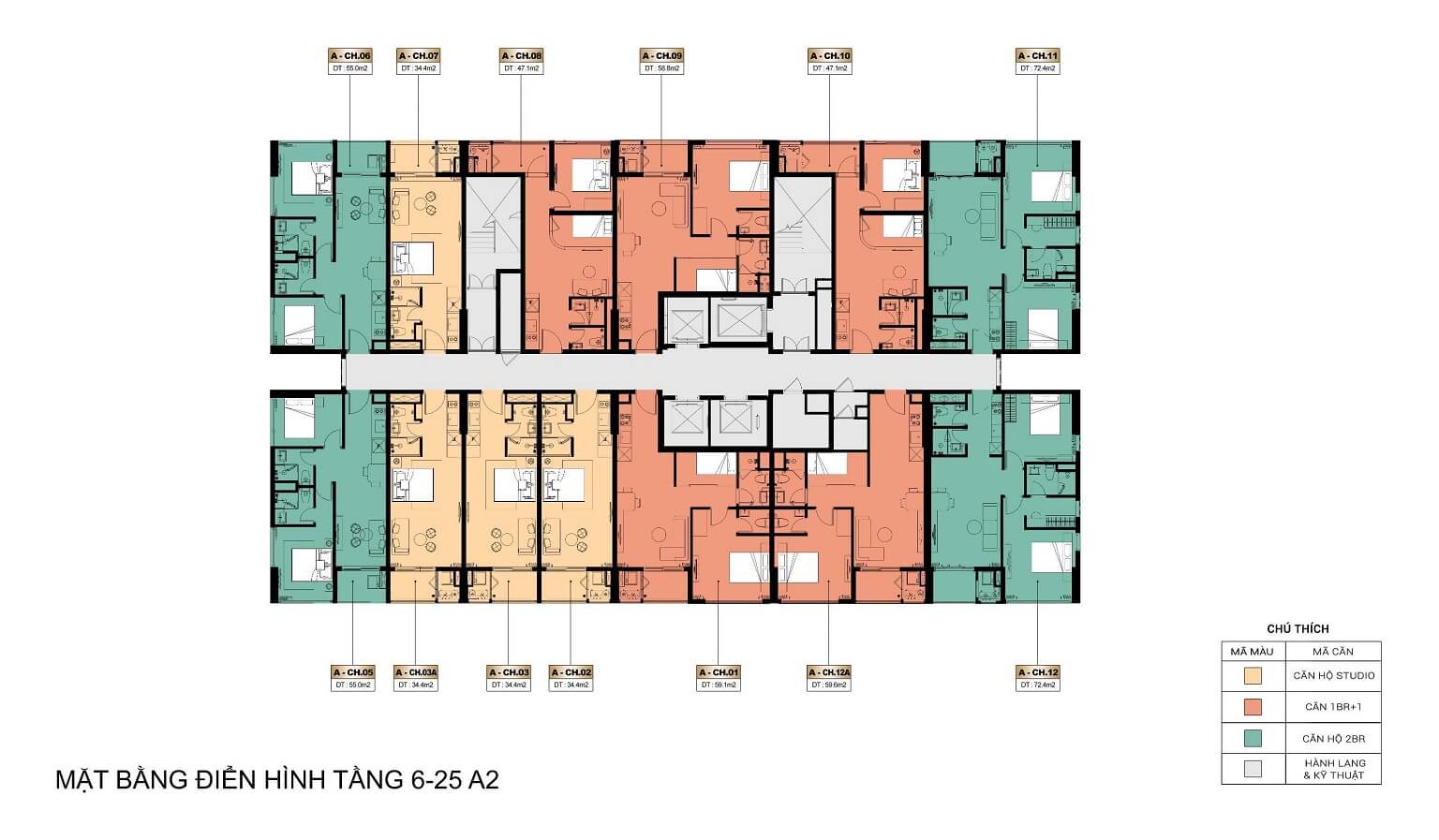 mặt bằng dự án sun costa residence vương thừa vũ đà nẵng