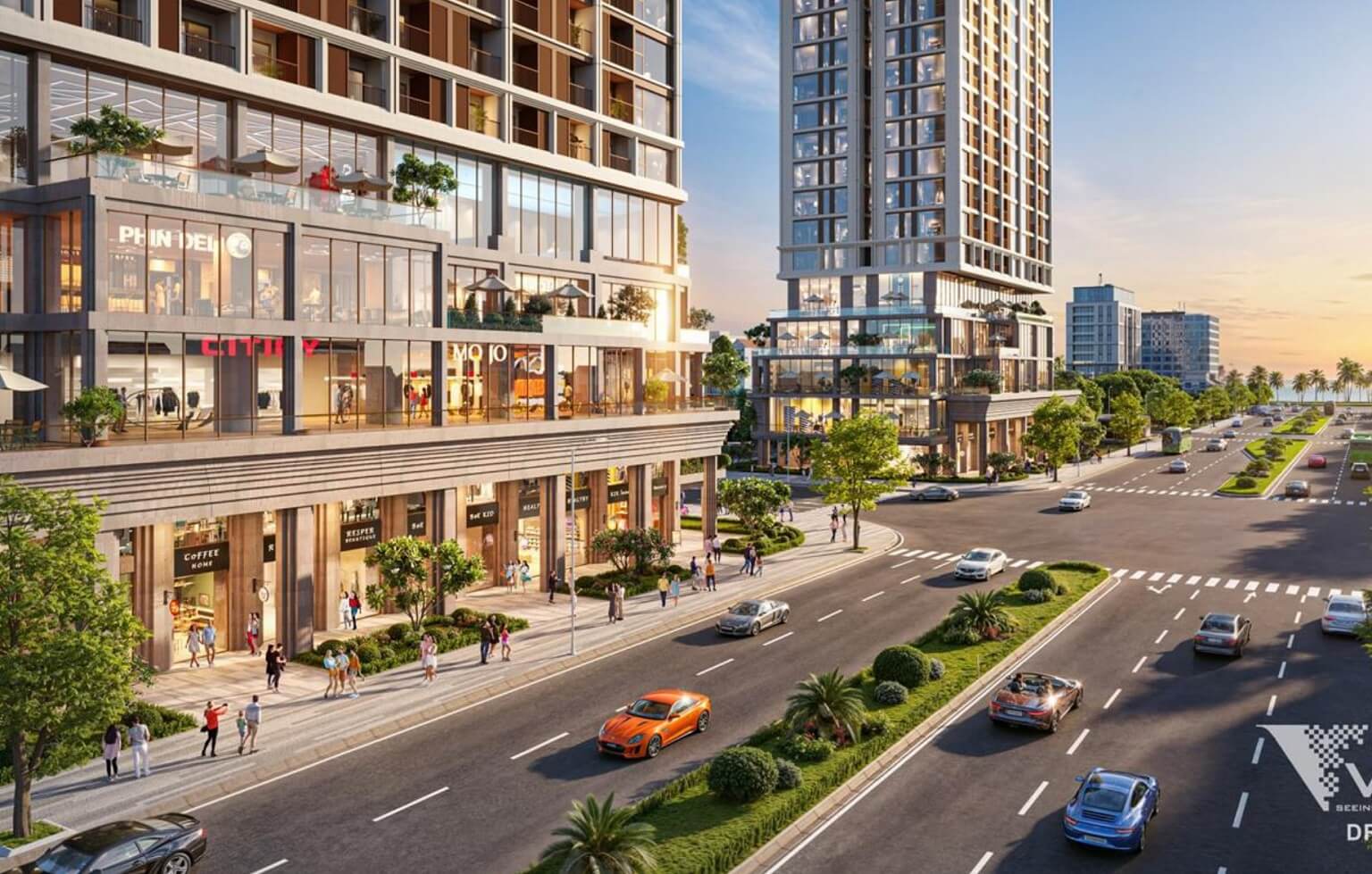 shophouse khối đế sun costa residence vương thừa vũ đà nẵng