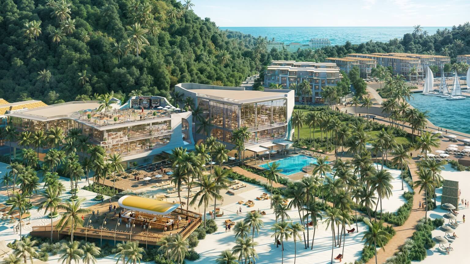 tiện ích dự án sun group cát bà