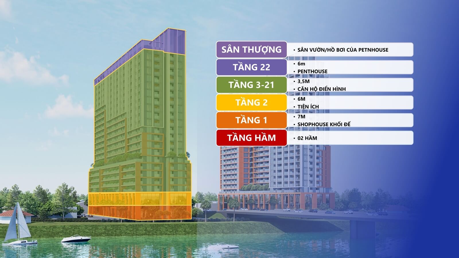 mặt bằng tầng dự án sun spana tower hòa xuân đà nẵng