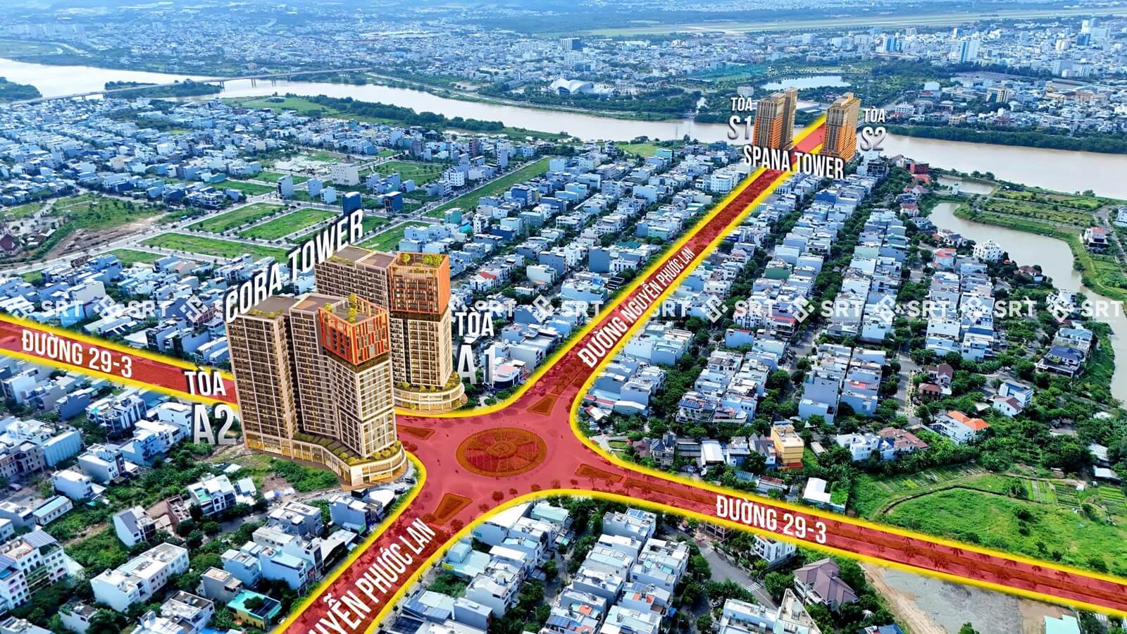 vị trí dự án sun cora tower đà nẵng
